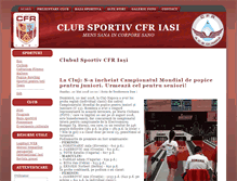 Tablet Screenshot of clubsportivcfr.ro